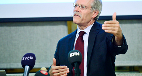 Stefan Ingves är chef för Sveriges Riksbank. Foto: Fanni Olin Dahl/TT.