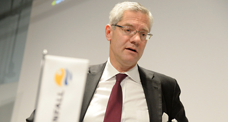 Vattenfalls chef Magnus Hall. Foto: Bertil Ericson/TT.