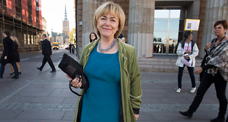 Förut var Beatrice Ask minister i regeringen. Nu blir hon ledare för ett av riksdagens utskott. Foto: TT