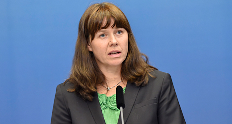 Miljöpartiets ledare Åsa Romson har ändrat sig om hjälpen till fattiga länder. Foto: TT