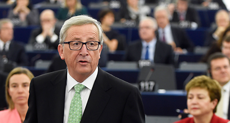 Jean Claude Juncker från Luxemburg valdes till ledare för EUs regering, EU-komissionen. Foto: Christian Lutz /TT