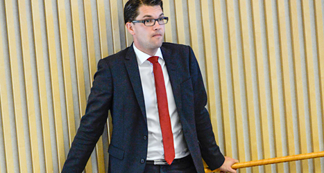 Jimmie Åkesson har tagit paus från politiken. Foto: Henrik Montgomery/TT