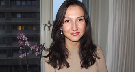 Aida Hadzialic är Sveriges yngsta minister någonsin. Hon är 27 år gammal. Foto: Moa Candil