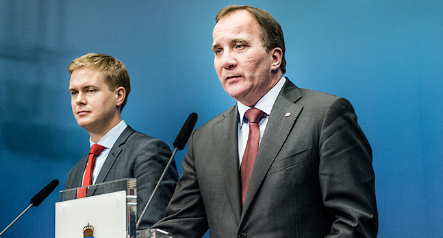 Gustav Fridolin, Miljöpartiet och Stean Löfven, Socialdemokraterna
