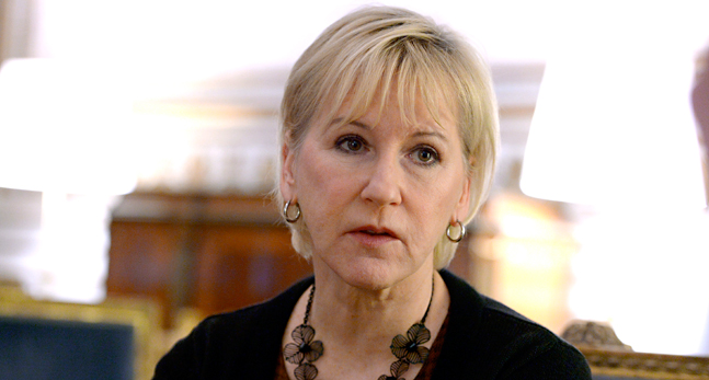 Margot Wallström, utrikesministe