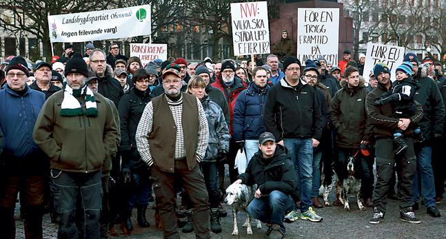 Jägare protesterar mot att jakten stoppas