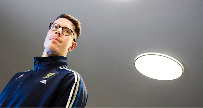 Handbollsspelaren Kim Andersson