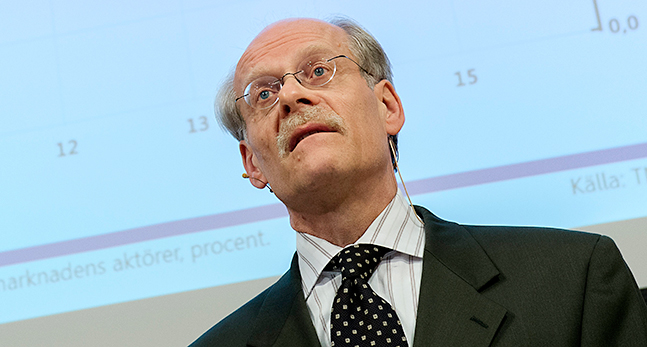 Stefan Ingves är chef för Sveriges riksbank