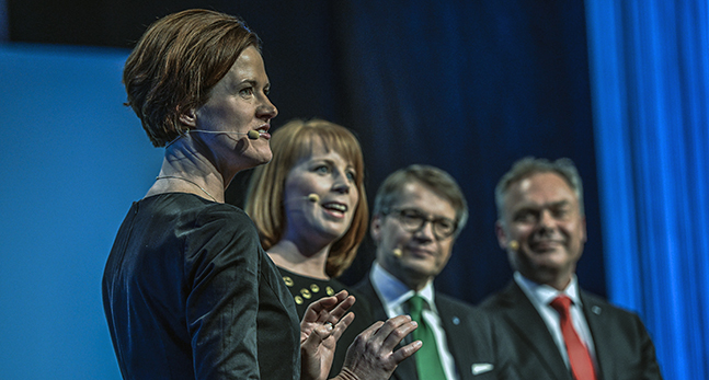 Ledarna för partierna i Alliansen