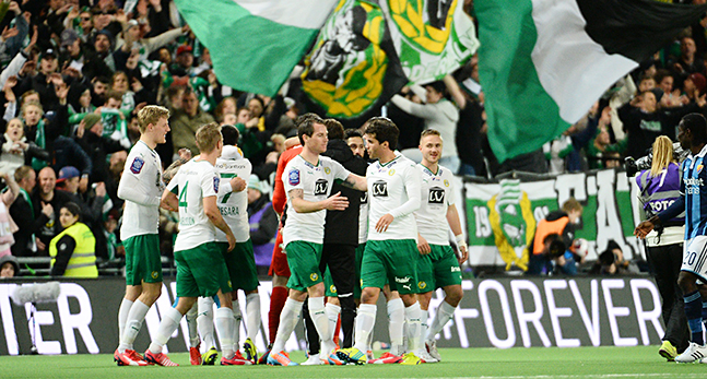 Hammarby firar ett mål