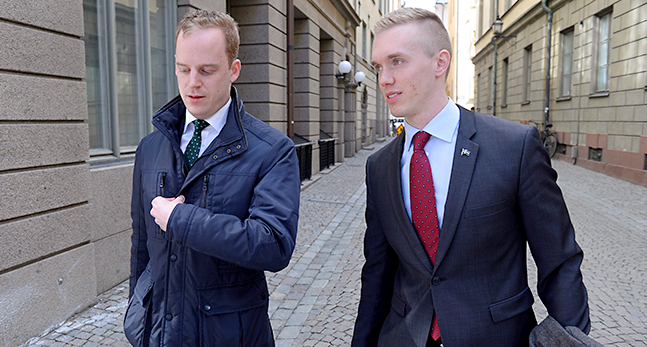 Gustav Kasselstrand och William Hahne