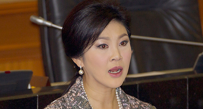 Thailands förra ledare Yingluck Shinawatra
