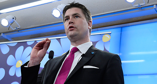 Oscar Sjöstedt från Sverigedemokraterna
