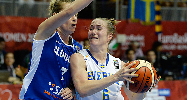 Basketspelaren Frida Eldebrink.