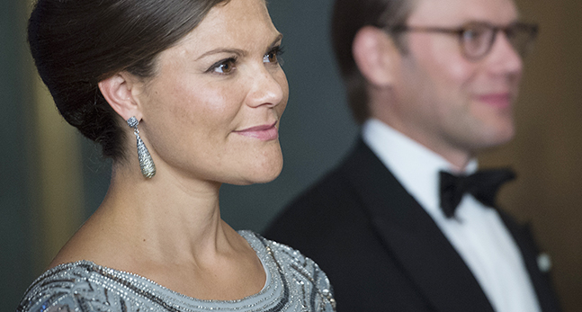 Kronprinsessan Victoria och prins Daniel