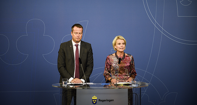 Anders Ygeman och Åsa Regnér