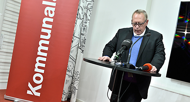 Anders Bergström från Kommunal.