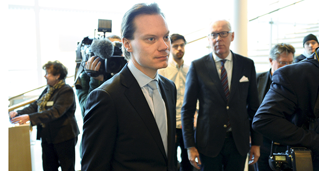 Sverigedemokraten Martin Kinnunen.