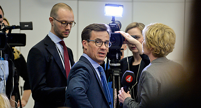 Ulf Kristersson från partiet Moderaterna