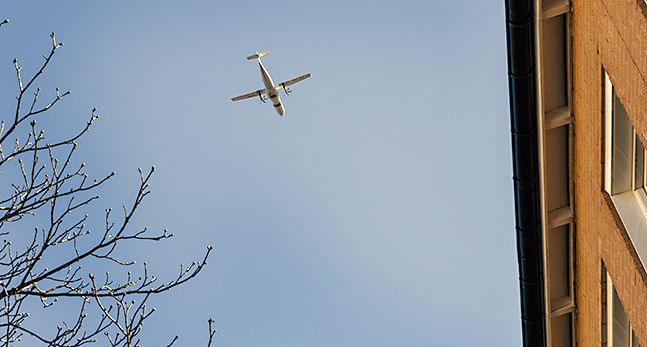 Ett flygplan
