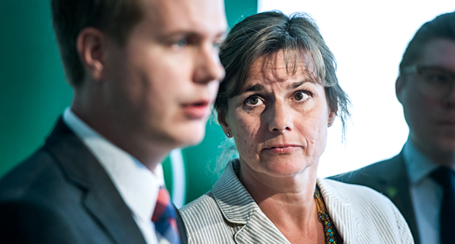 Gustav Fridolin och Isabella Lövin