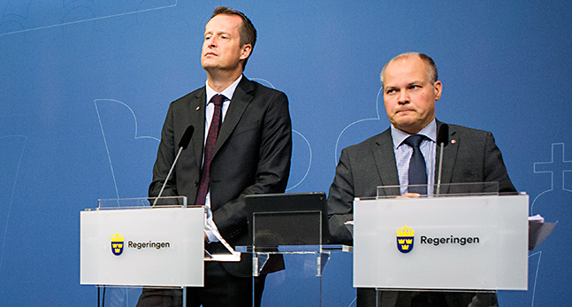 Anders Ygeman och Morgan Johansson