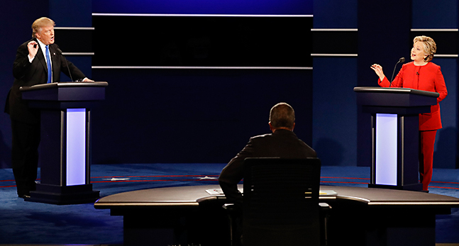 Donald Trump och Hillary Clinton