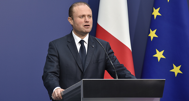 Maltas ledare Joseph Muscat