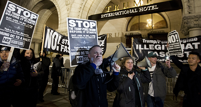 protester