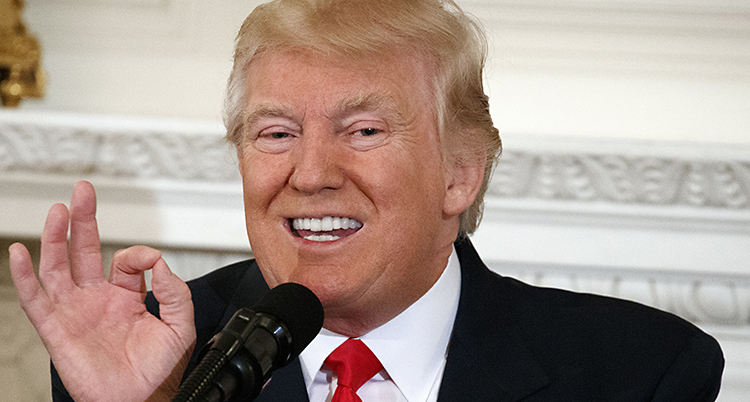 USAs president Donald Trump