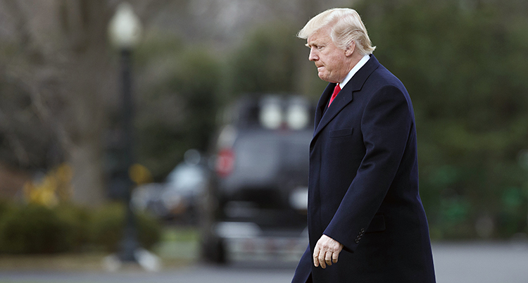 USAs president Donald Trump.