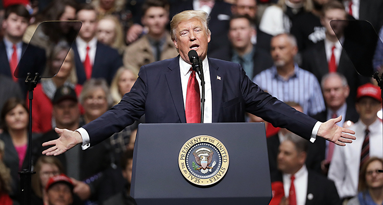 USAs president Donald Trump