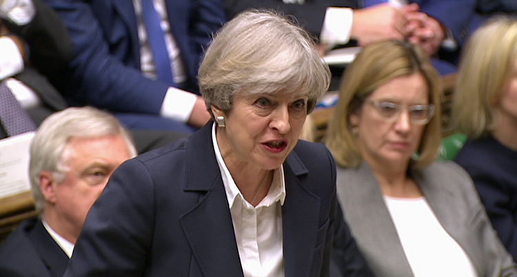 Storbritanniens premiärminister Theresa May