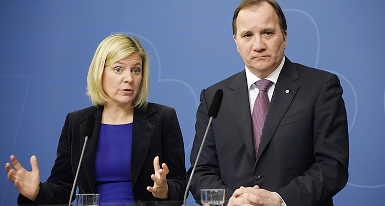 Magdalena Andersson och Stefan Löfven
