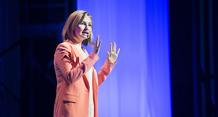Kristdemokraternas partiledare Ebba Busch Thor