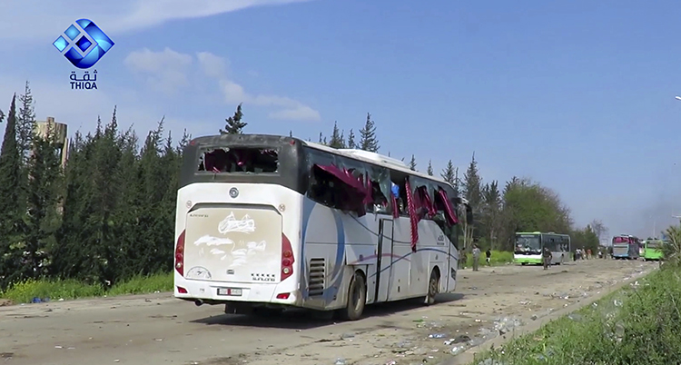 bussar i Syrien