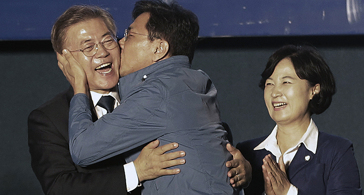 Sydkoreas nya ledare Moon Jae-in