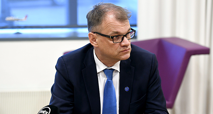 Finlands statsminister Juha Sipilä