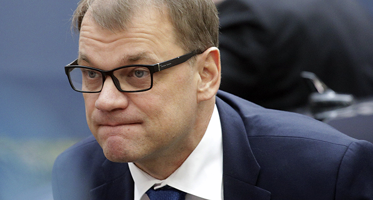 Finlands statsminister Juha Sipilä