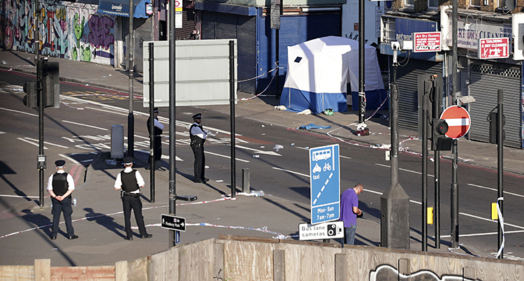Poliser i Finsbury park