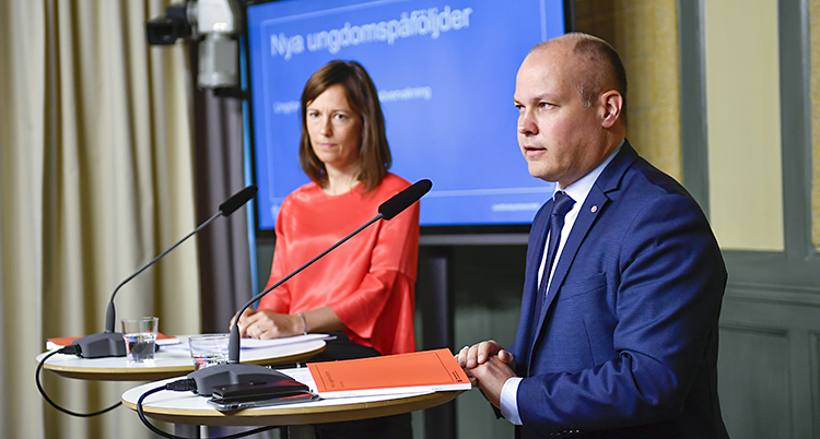 Regeringens justitieminister Morgan Johansson