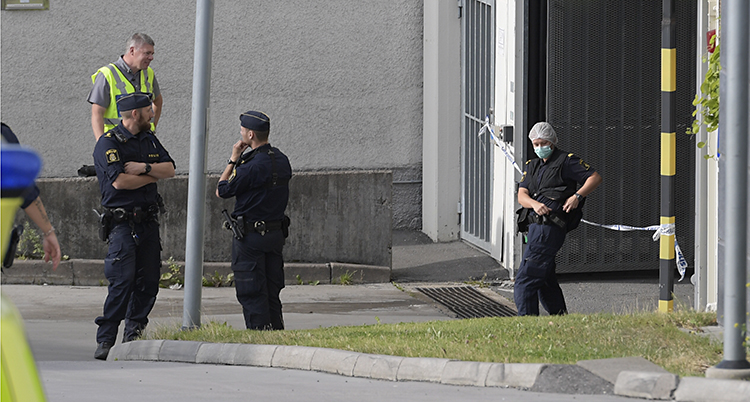 Poliser i området Östberga.
