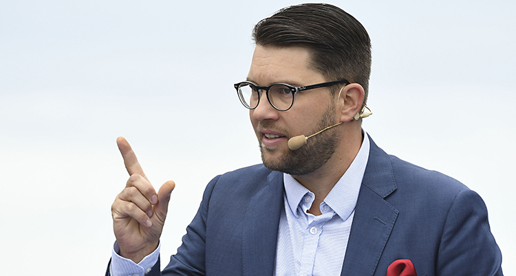 Sverigedemokraternas ledare Jimmie Åkesson