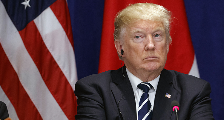 USAs president Donald Trump