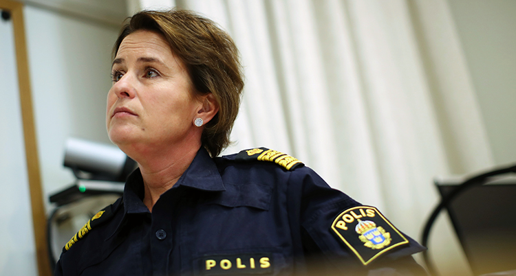 Emelie Kullmyr på polisen i Göteborg