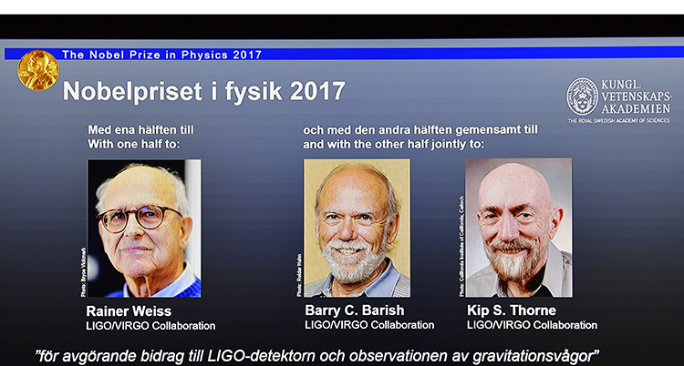 De får Nobelpriset i fysik