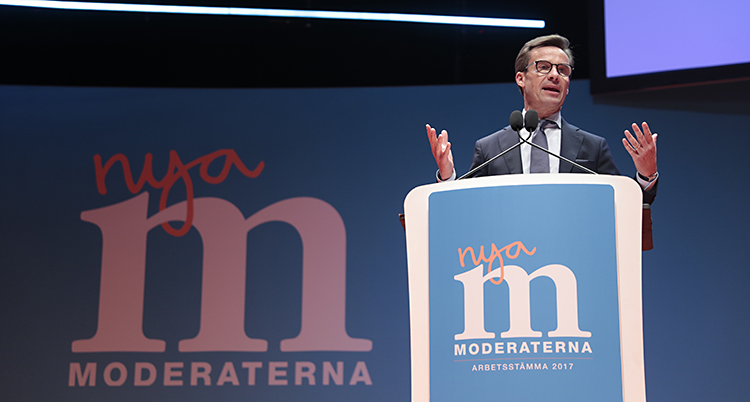 Moderaternas ledare Ulf Kristersson