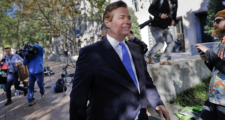 Paul Manafort har åtalats i USA