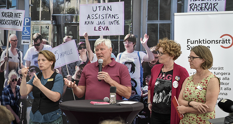Lars Ohly i Almedalen.