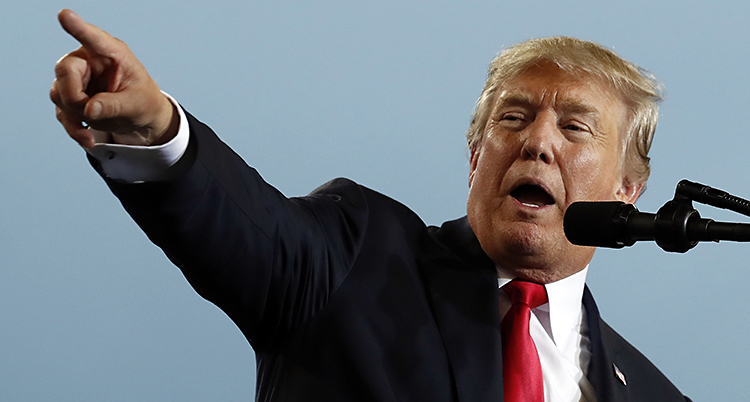 USAs president Donald Trump